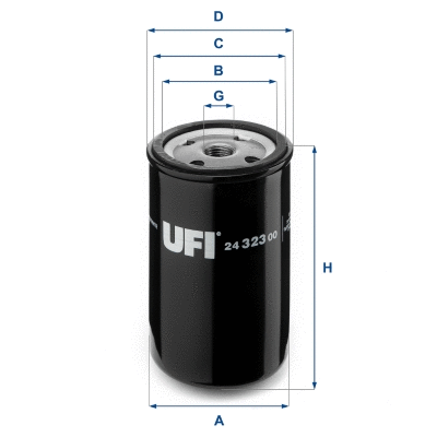 Filtre à carburant UFI 24.323.00