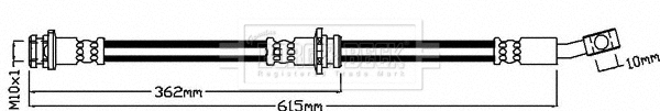 Flexible de frein BORG & BECK BBH8429