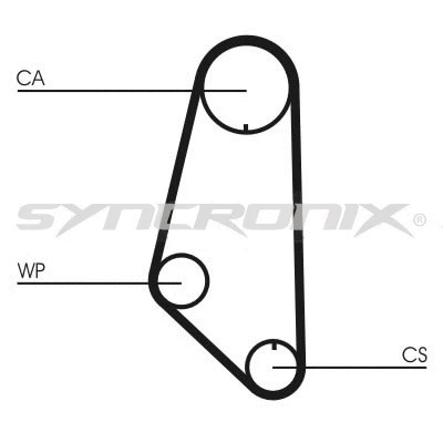 Pompe à eau + kit de courroie crantée SYNCRONIX SY110732PE