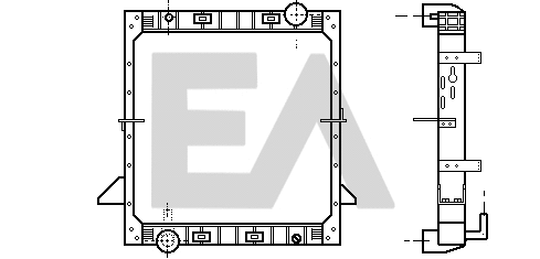 Radiateur, refroidissement du moteur EACLIMA 31R30006