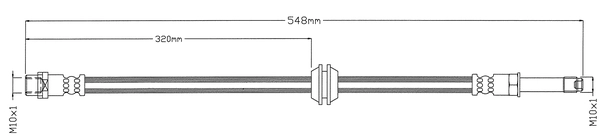 Flexible de frein ABTEX ABH1180