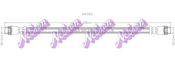 Flexible de frein KAWE H4783