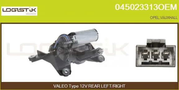 Moteur d'essuie-glace LGK 045023313OEM