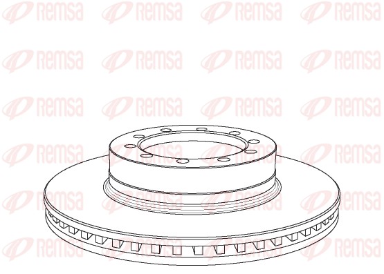 Disque de frein REMSA NCA1071.20
