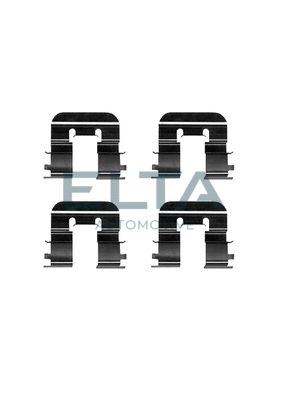 Kit d'accessoires, plaquette de frein à disque ELTA AUTOMOTIVE EA8812