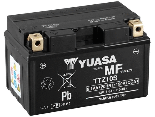 Batterie de démarrage YUASA TTZ10S