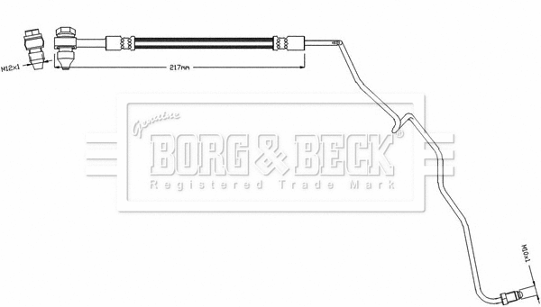 Flexible de frein BORG & BECK BBH8503