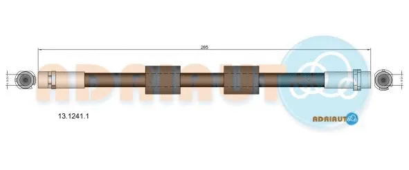 Flexible de frein ADRIAUTO 13.1241.1