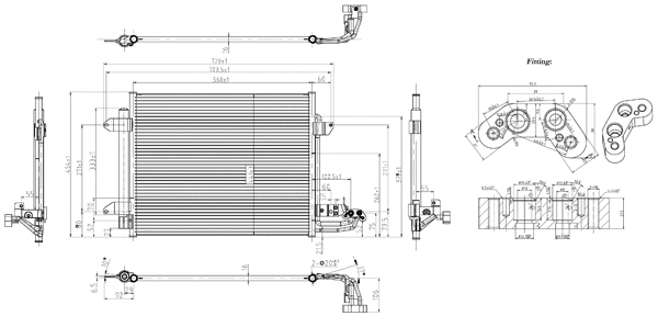 Condenseur, climatisation PowerMax 7110214