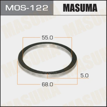 Bague d'étanchéité, tuyau d'échappement MASUMA MOS-122