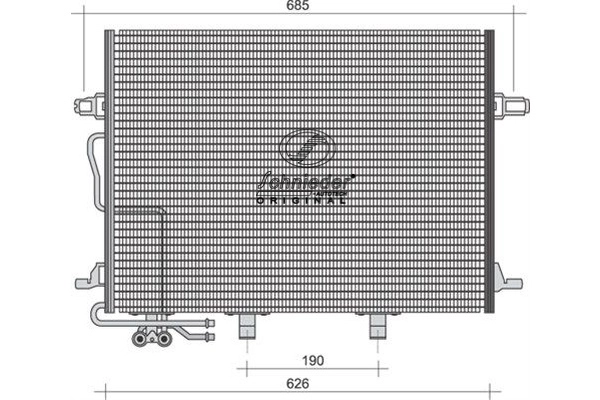 Condenseur, climatisation SCHNIEDER AUTOTECH BZS85.00029A