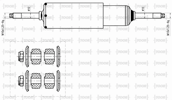 Amortisseur TOOR SG57580