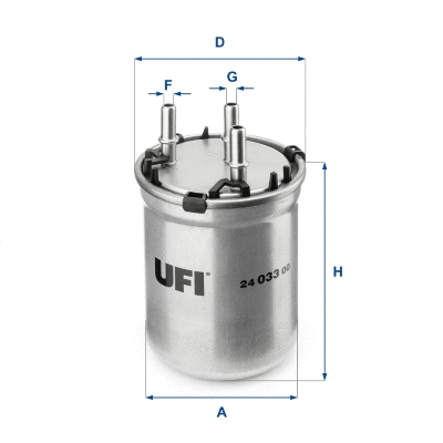 Filtre à carburant UFI 24.033.00