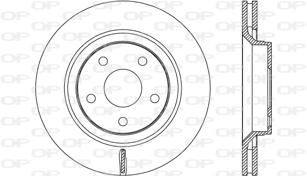 Disque de frein OPEN PARTS BDA2678.20