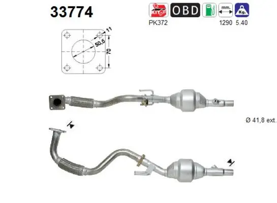 Catalyseur AS 33774