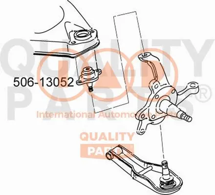 Rotule de suspension IAP QUALITY PARTS 506-13052