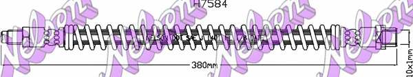 Flexible de frein KAWE H7584