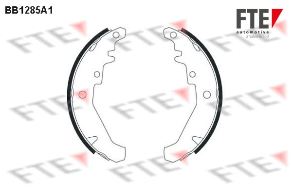 Jeu de mâchoires de frein FTE 9100062