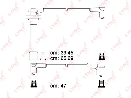 Kit de câbles d'allumage LYNXAUTO SPC5712
