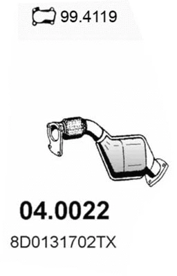 Catalyseur ASSO 04.0022