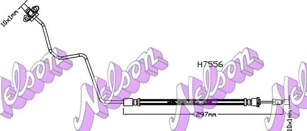 Flexible de frein KAWE H7556