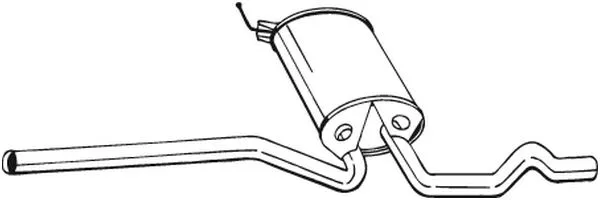 Silencieux central BOSAL 282-733