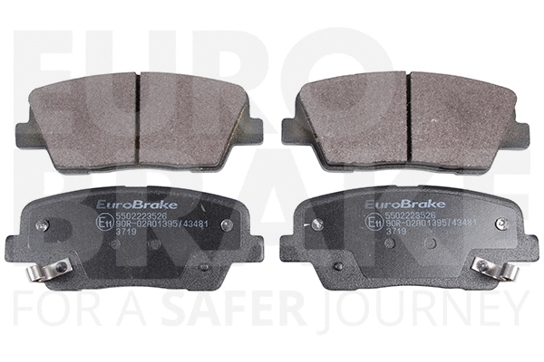 Kit de plaquettes de frein, frein à disque EUROBRAKE 5502223526
