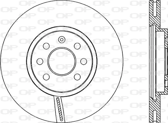 Disque de frein OPEN PARTS BDR2074.20