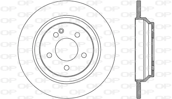 Disque de frein OPEN PARTS BDA2778.10