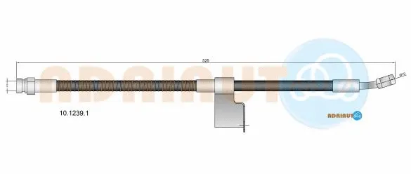 Flexible de frein ADRIAUTO 10.1239.1