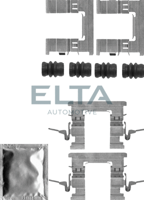 Kit d'accessoires, plaquette de frein à disque ELTA AUTOMOTIVE EA8764