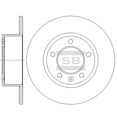 Disque de frein Hi-Q SD3075