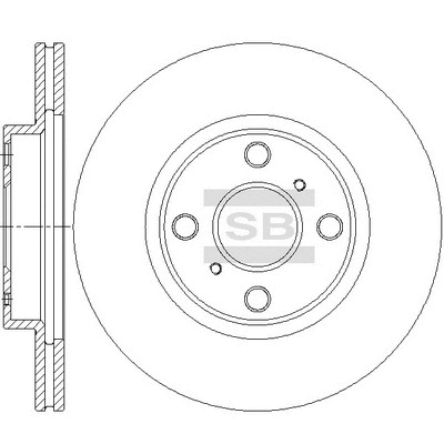 Disque de frein Hi-Q SD4678