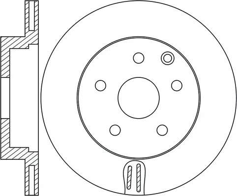Disque de frein FIT FR1019V
