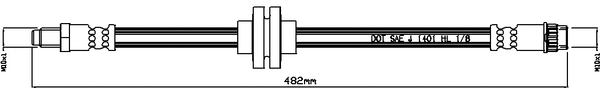 Flexible de frein JURATEK JBH1143