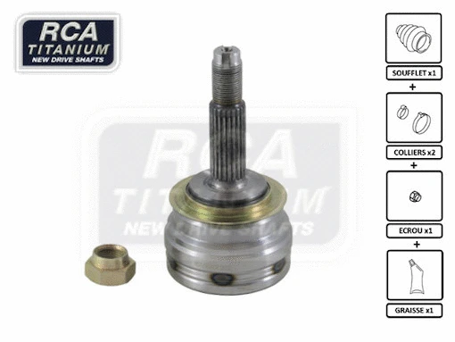 Jeu de joints, arbre de transmission RCA FRANCE OA12