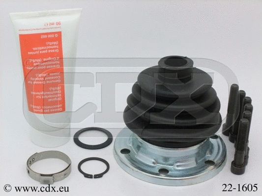 Jeu de joints-soufflets, arbre de commande CDX 22-1605