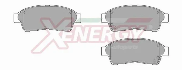 Kit de plaquettes de frein, frein à disque AP XENERGY X40547