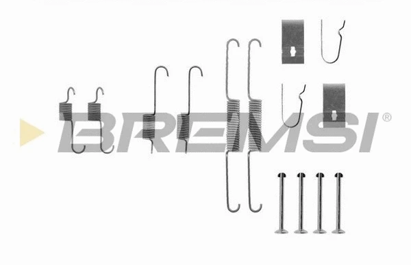 Kit d'accessoires, mâchoire de frein BREMSI SK0782