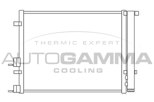 Condenseur, climatisation AUTOGAMMA 105826