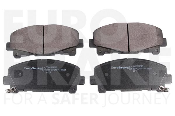 Kit de plaquettes de frein, frein à disque EUROBRAKE 5502222643
