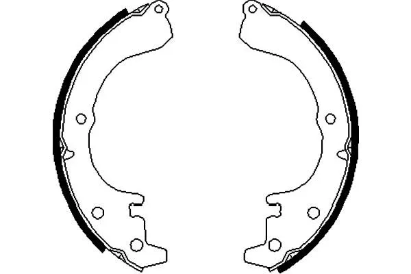 Jeu de mâchoires de frein KAVO PARTS KBS-9927