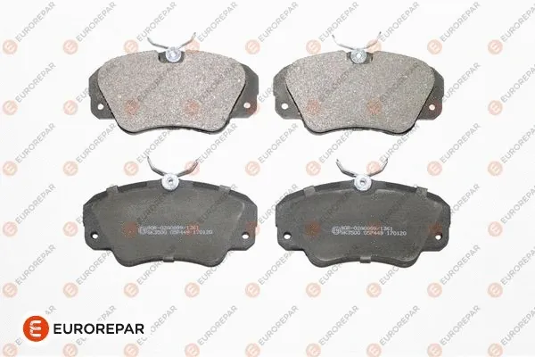 Kit de plaquettes de frein, frein à disque EUROREPAR 1639382780