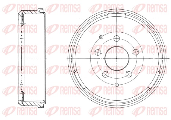 Disque de frein REMSA 62030.00