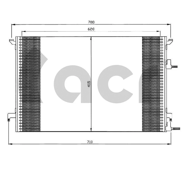 Condenseur, climatisation ACR 300558