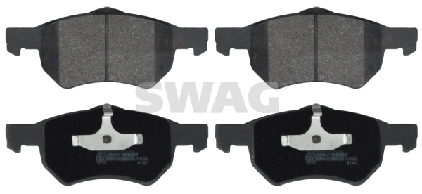 Kit de plaquettes de frein, frein à disque SWAG 14 11 6262