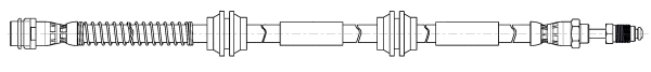 Flexible de frein CEF 514863