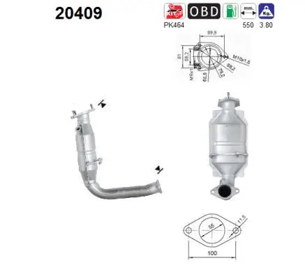 Catalyseur AS 20409