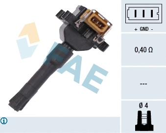 Bobine d'allumage FAE 80215