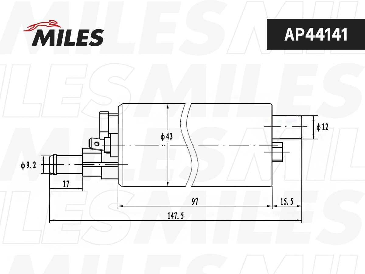 Pompe à carburant MILES AP44141